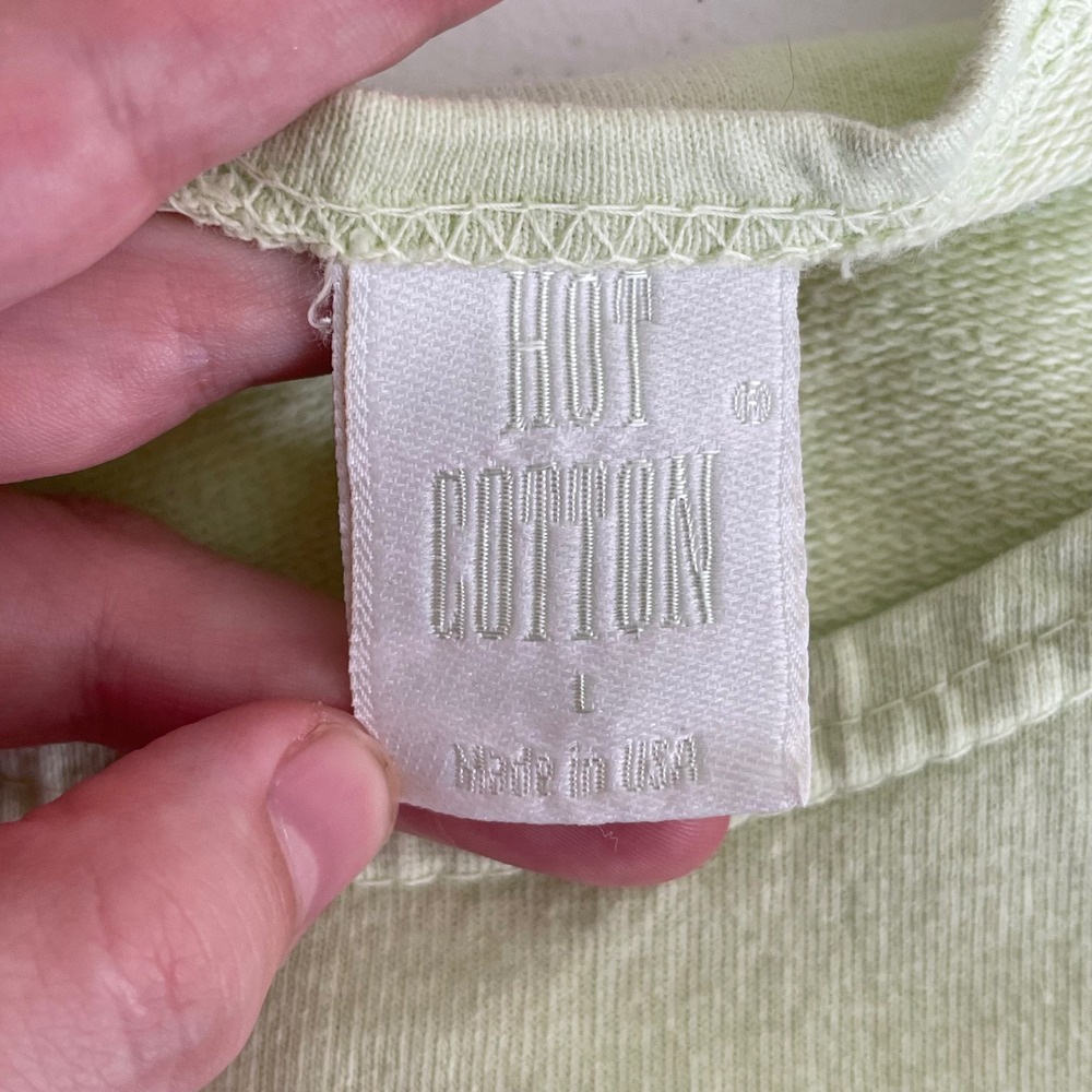 Hot Cotton Marc Ware Maxi Dress Womens L Mint Green Drop Pockets USA Cotton - Picture 7 of 10